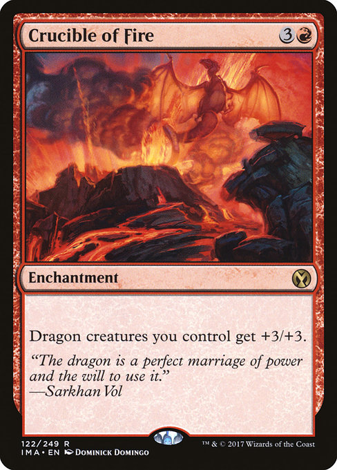 Crucible of Fire - Iconic Masters Rare Card