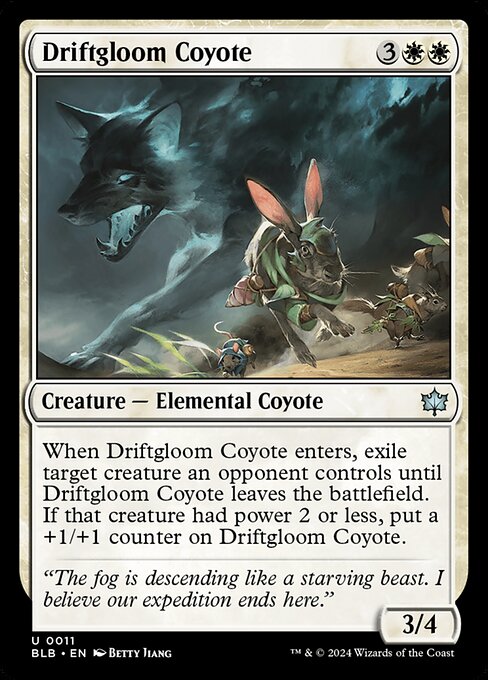 Driftgloom Coyote - Bloomburrow Uncommon Card