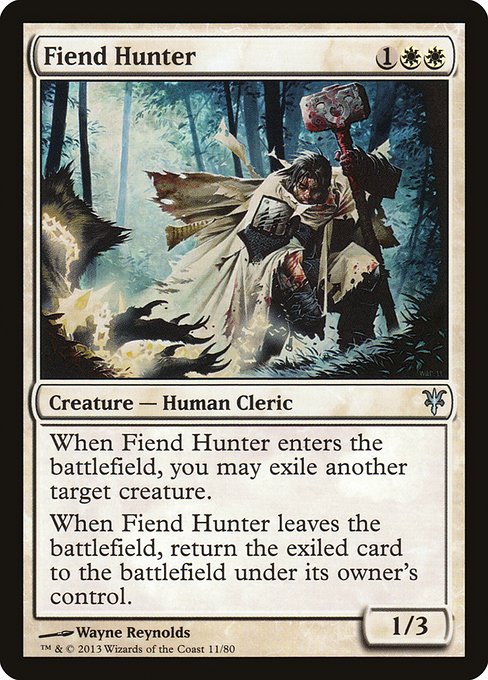 Fiend Hunter - Duel Decks: Sorin vs. Tibalt Uncommon Card