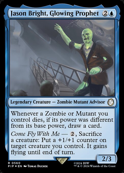 Jason Bright, Glowing Prophet - Fallout Rare Card