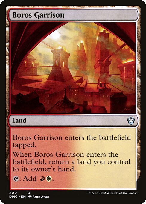 Boros Garrison - Dominaria United Commander Uncommon Card