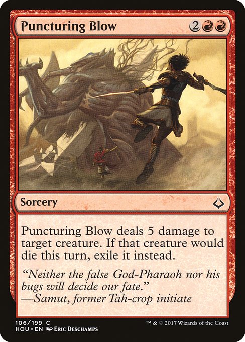 Puncturing Blow - Hour of Devastation Common Card