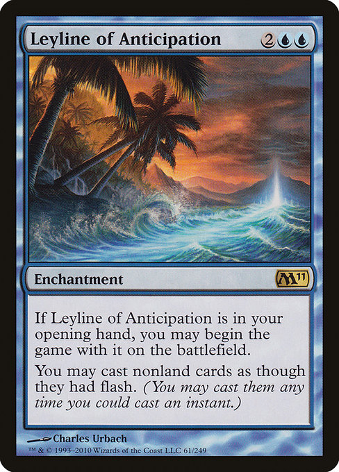 Leyline of Anticipation - Magic 2011 Rare Card