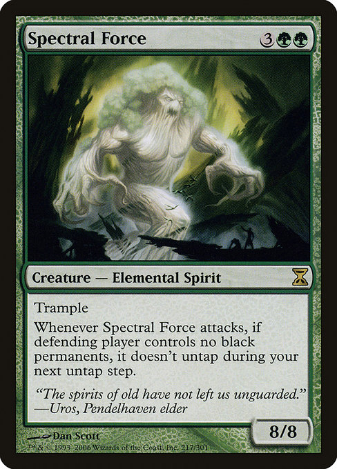 Spectral Force - Time Spiral Rare Card