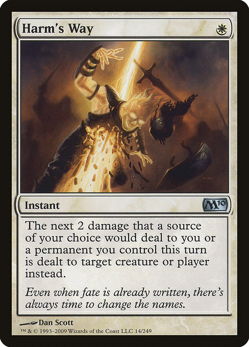 Harm's Way - Magic 2010 Uncommon Card