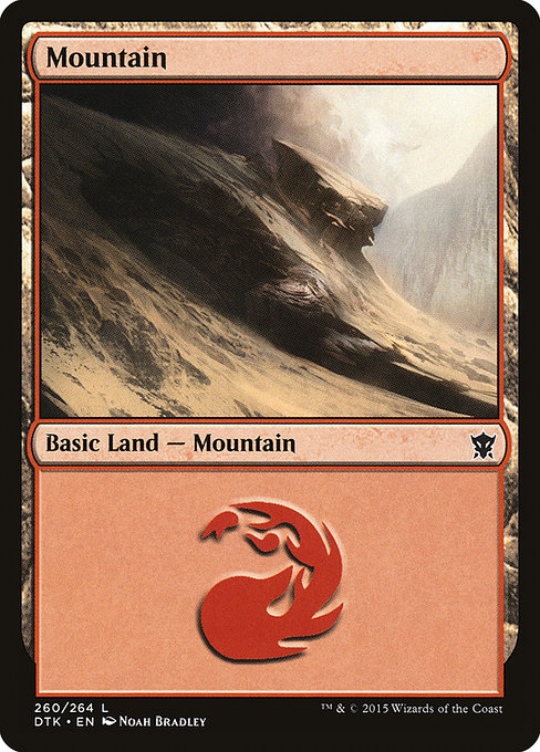 Mountain - Dragons of Tarkir Common Card