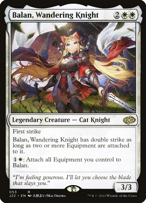 Balan, Wandering Knight - Jumpstart 2022 Rare Card