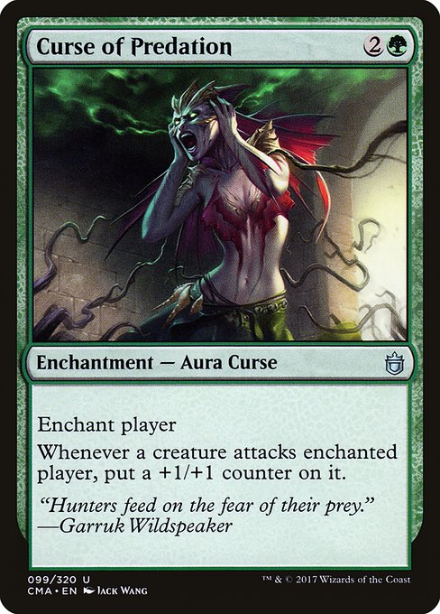 Curse of Predation - Commander Anthology Uncommon Card