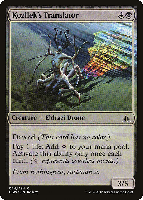 Kozilek's Translator - Oath of the Gatewatch Common Card