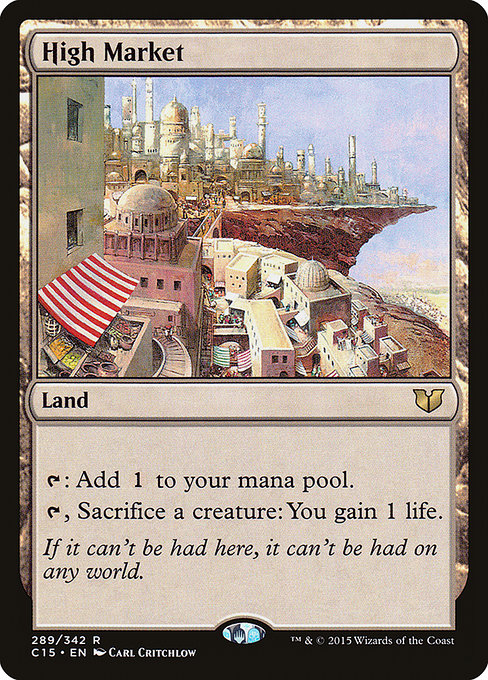 High Market - Commander 2015 Rare Card