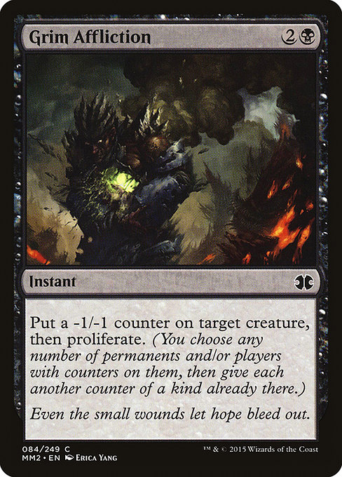 Grim Affliction - Modern Masters 2015 Common Card