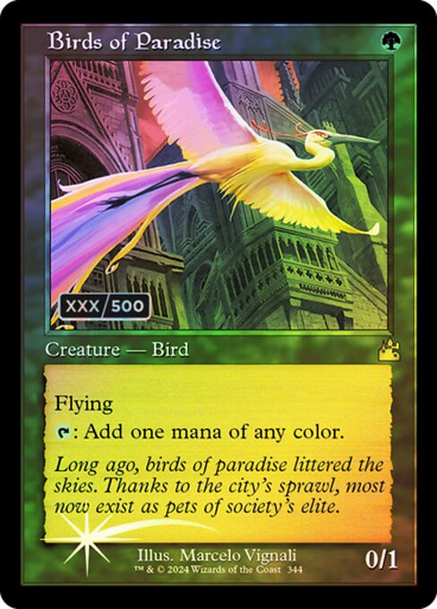 Birds of Paradise - Ravnica Remastered Rare Card