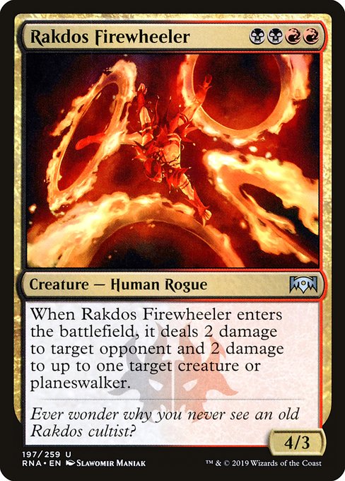 Rakdos Firewheeler - Ravnica Allegiance Uncommon Card