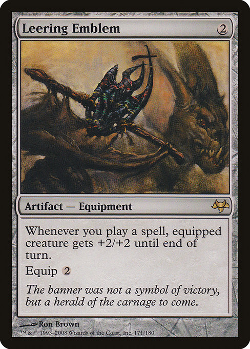 Leering Emblem - Eventide Rare Card