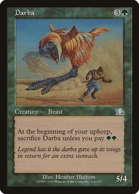 Darba - Prophecy Uncommon Card