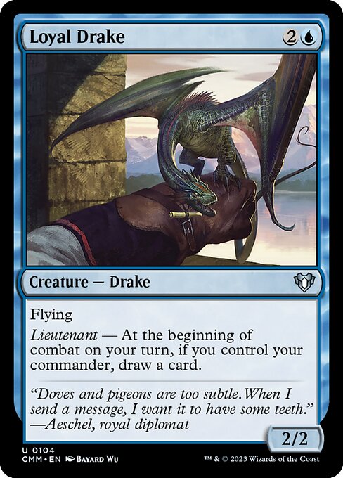 Loyal Drake - Commander Masters Uncommon Card