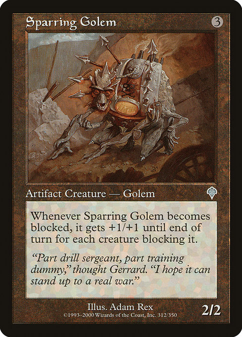 Sparring Golem - Invasion Uncommon Card
