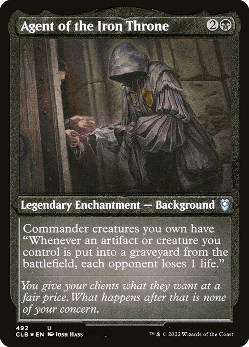 Agent of the Iron Throne - Commander Legends: Battle for Baldur's Gate Uncommon Card