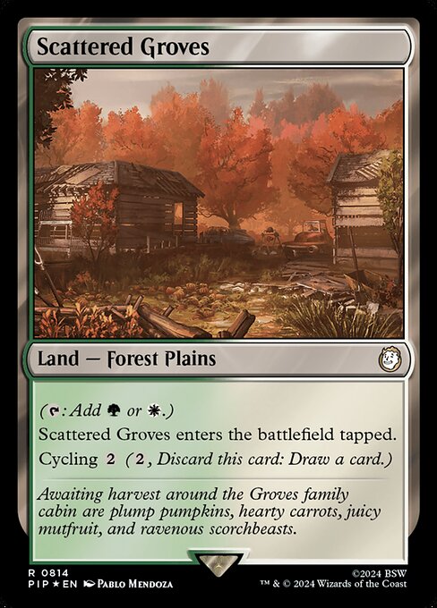 Scattered Groves - Fallout Rare Card