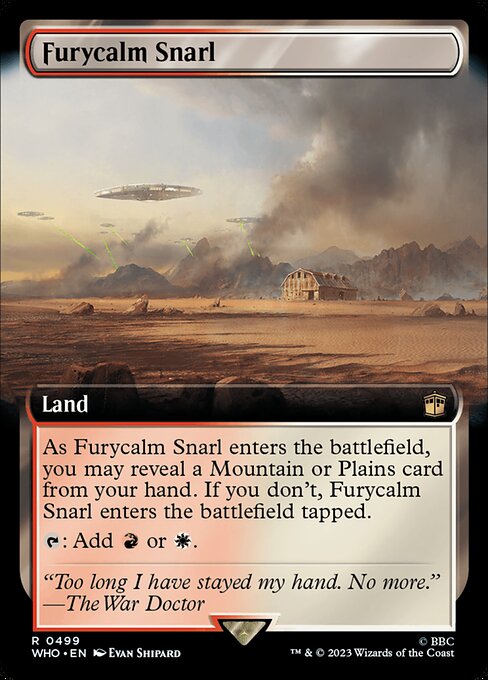 Furycalm Snarl - Doctor Who Rare Card