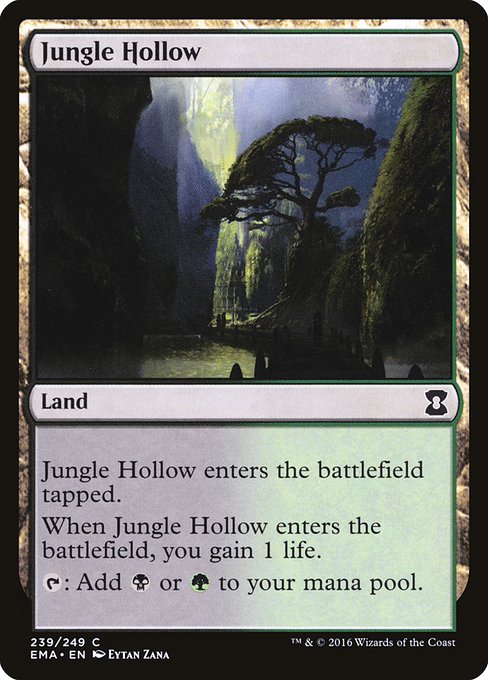 Jungle Hollow - Eternal Masters Common Card