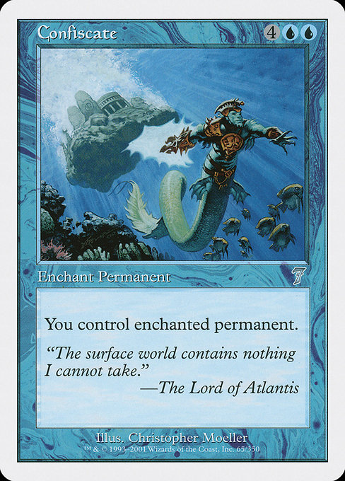 Confiscate - Seventh Edition Uncommon Card