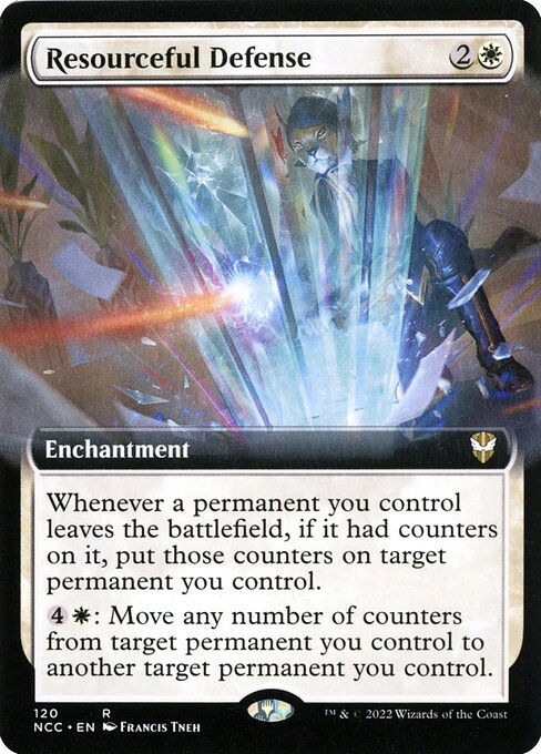 Resourceful Defense - New Capenna Commander Rare Card