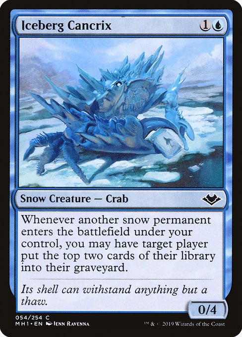 Iceberg Cancrix - Modern Horizons Common Card