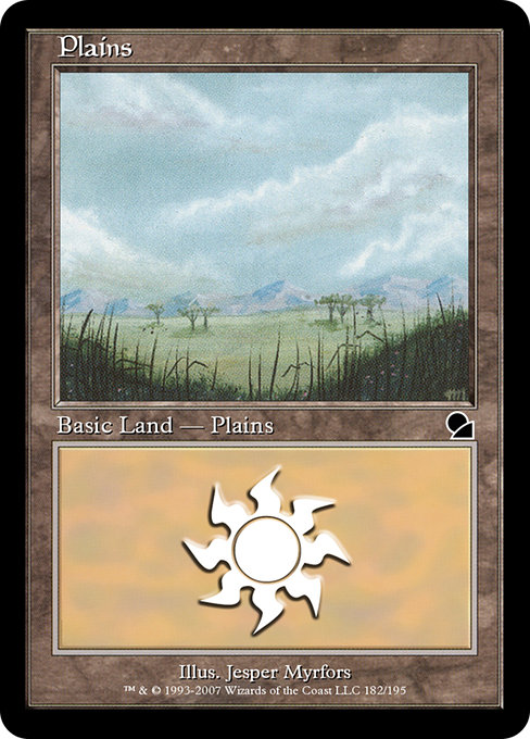 Plains - Masters Edition Common Card