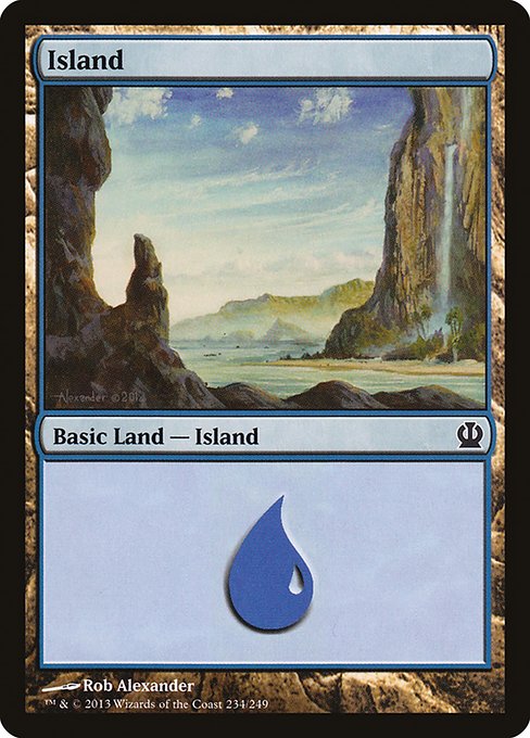 Island - Theros Common Card