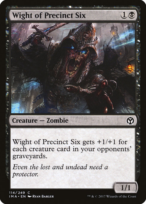 Wight of Precinct Six - Iconic Masters Common Card
