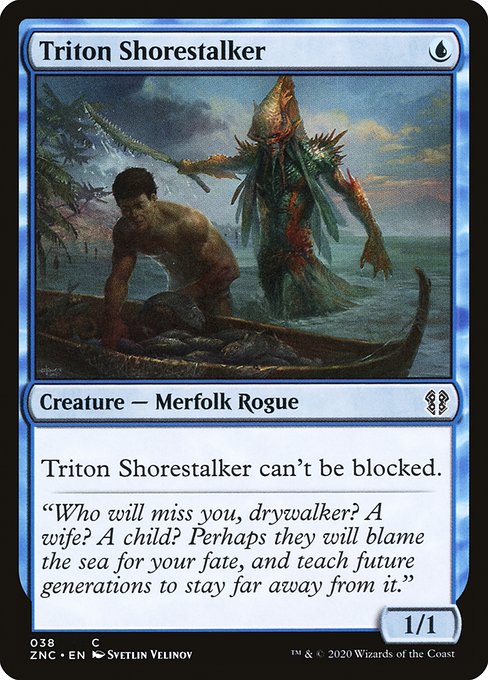 Triton Shorestalker - Zendikar Rising Commander Common Card