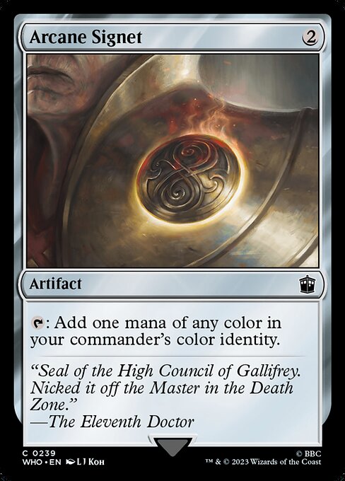 Arcane Signet - Doctor Who Common Card