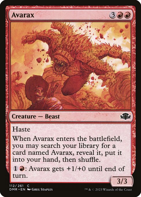 Avarax - Dominaria Remastered Common Card