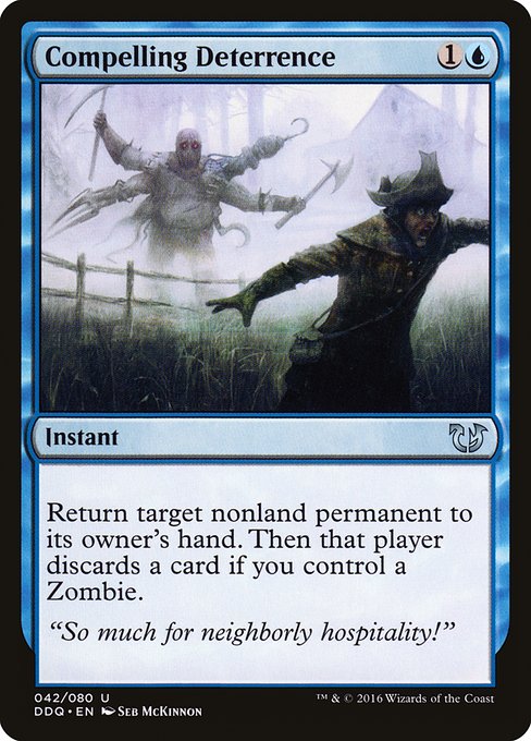 Compelling Deterrence - Duel Decks: Blessed vs. Cursed Uncommon Card