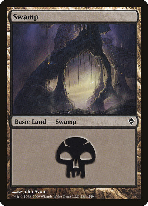 Swamp - Zendikar Common Card
