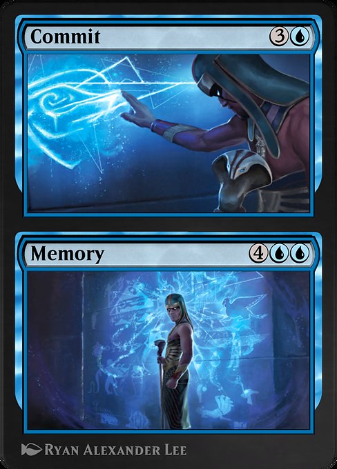 Commit // Memory - Amonkhet Remastered Rare Card