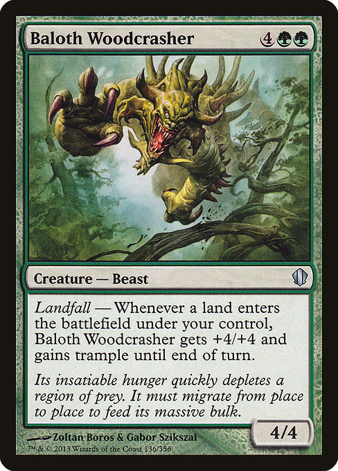 Baloth Woodcrasher - Commander 2013 Uncommon Card