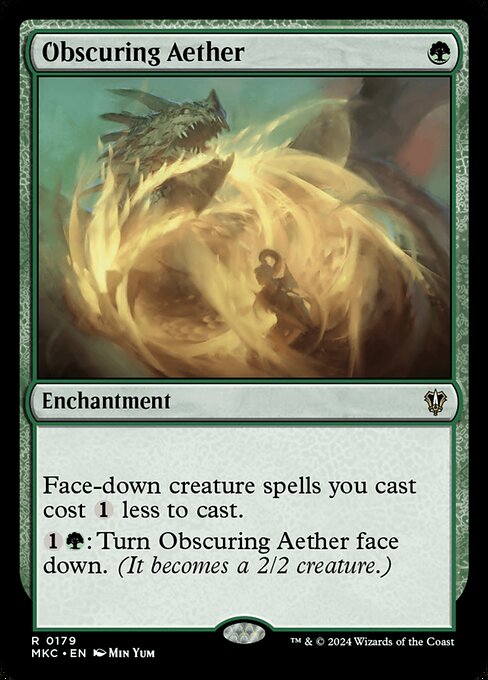 Obscuring Aether - Murders at Karlov Manor Commander Rare Card