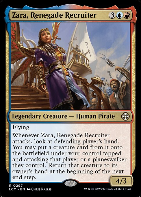 Zara, Renegade Recruiter - The Lost Caverns of Ixalan Commander Rare Card
