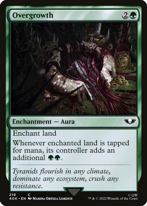 Overgrowth - Warhammer 40,000 Commander Common Card