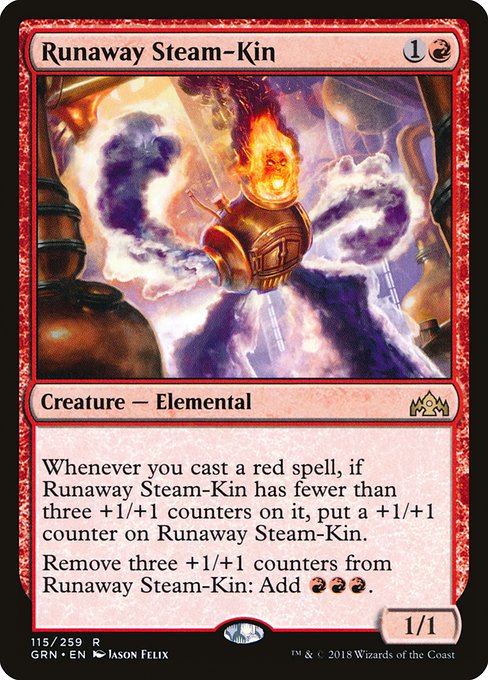 Runaway Steam-Kin - Guilds of Ravnica Rare Card