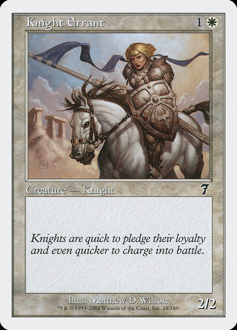 Knight Errant - Seventh Edition Common Card
