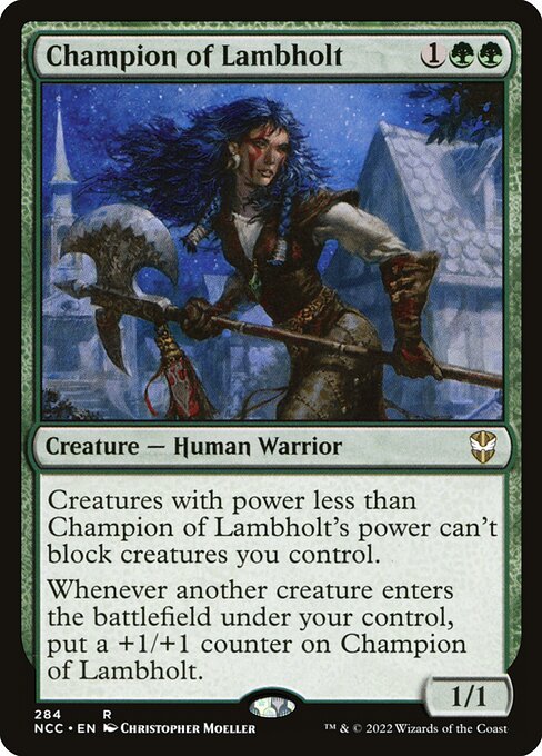 Champion of Lambholt - New Capenna Commander Rare Card