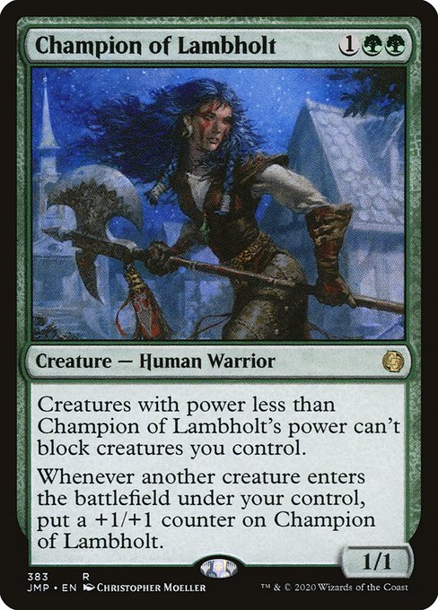 Champion of Lambholt - Jumpstart Rare Card