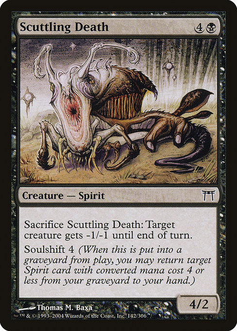 Scuttling Death - Champions of Kamigawa Common Card