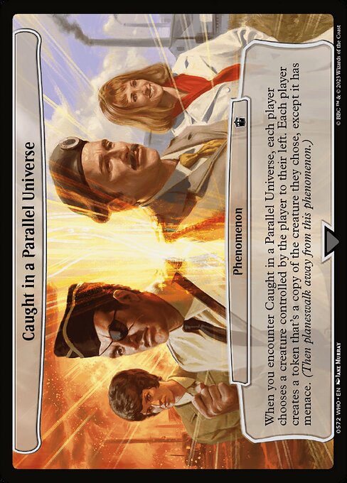 Caught in a Parallel Universe - Doctor Who Common Card