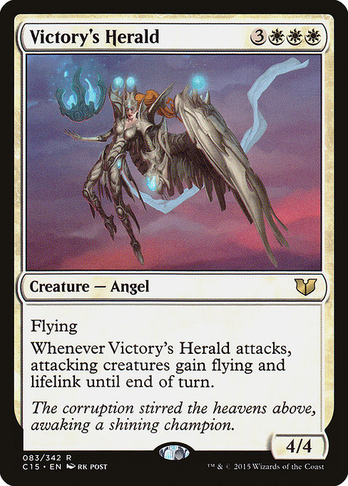 Victory's Herald - Commander 2015 Rare Card