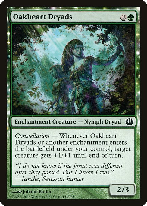 Oakheart Dryads - Journey into Nyx Common Card