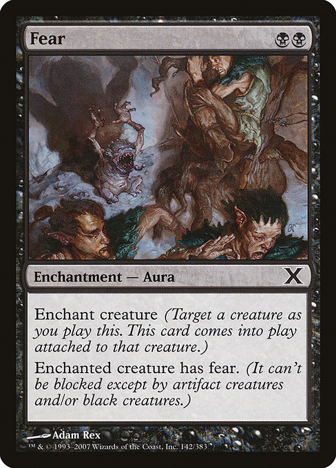 Fear - Tenth Edition Common Card